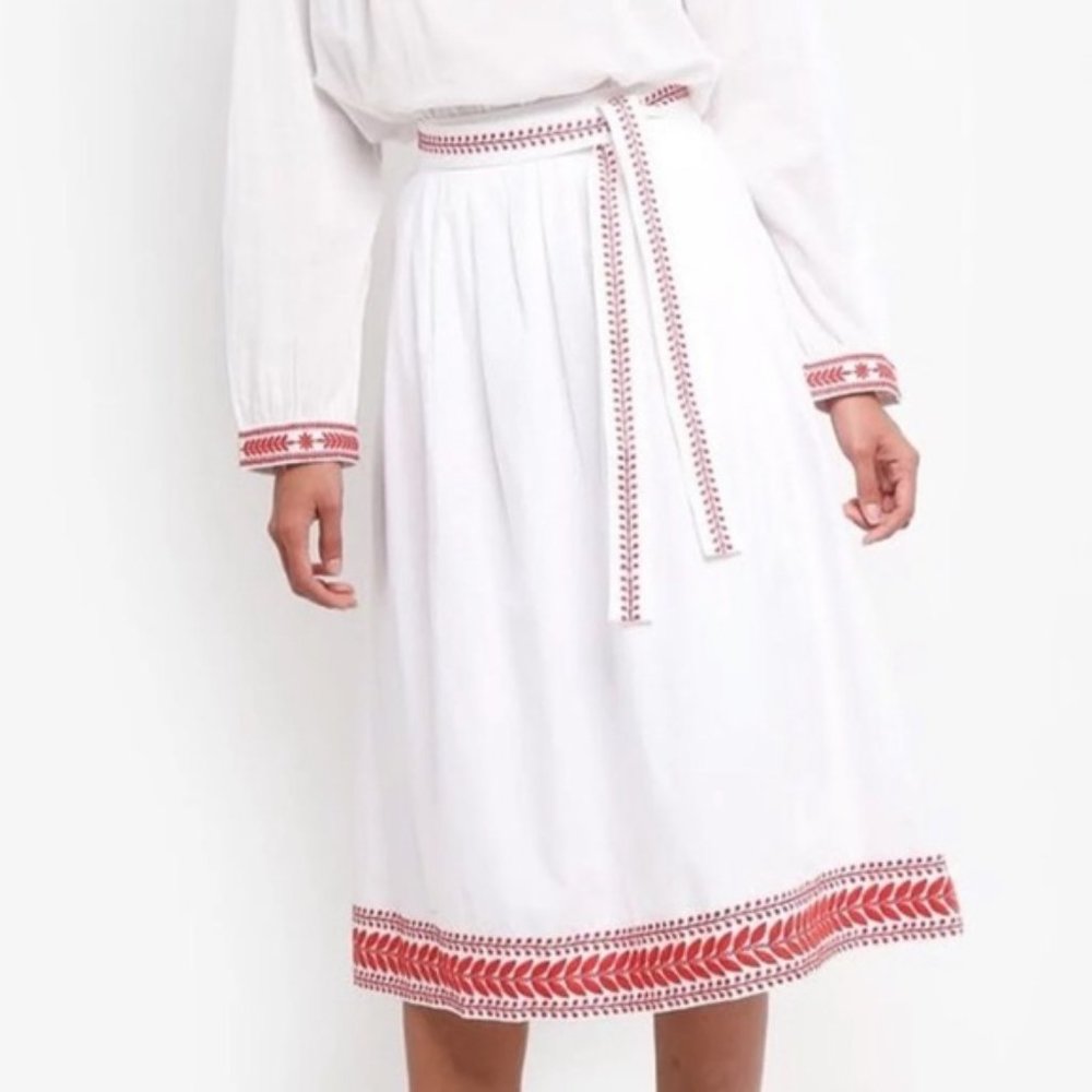 ✨NWT Embroidered J.Crew Bradbury Midi